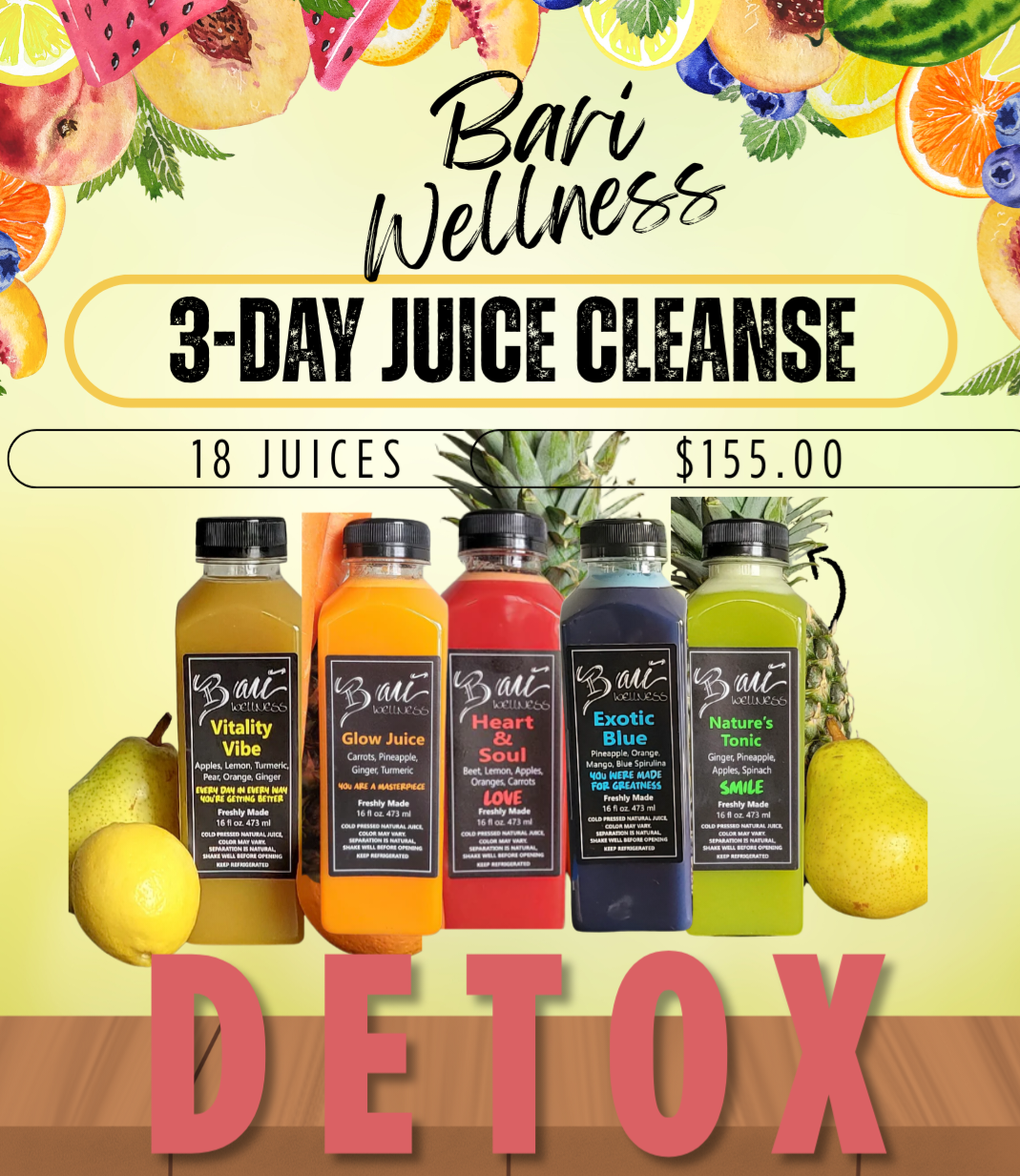 3 Day Juice Cleanse